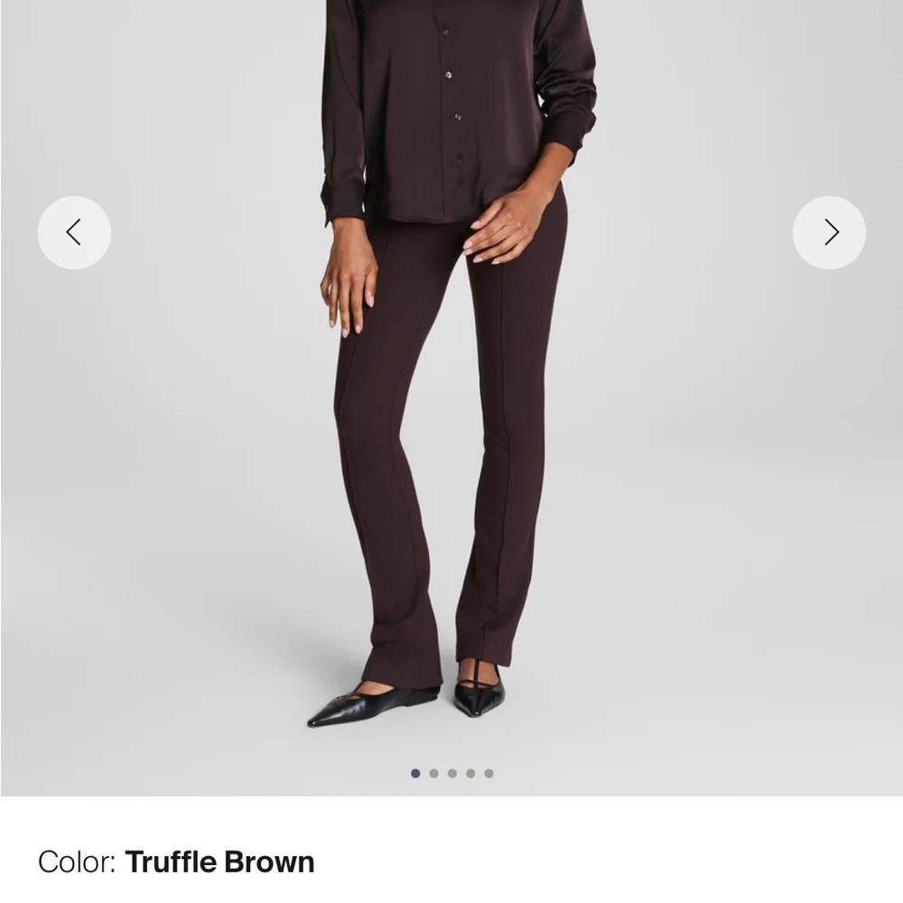 Women's SPANX Truffle Brown Pants